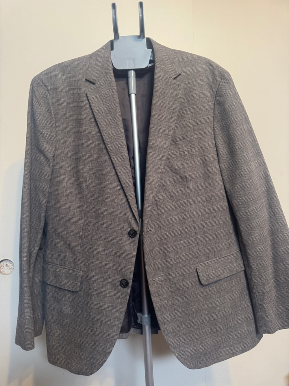 Banana Republic Gray Plaid Sport Coat